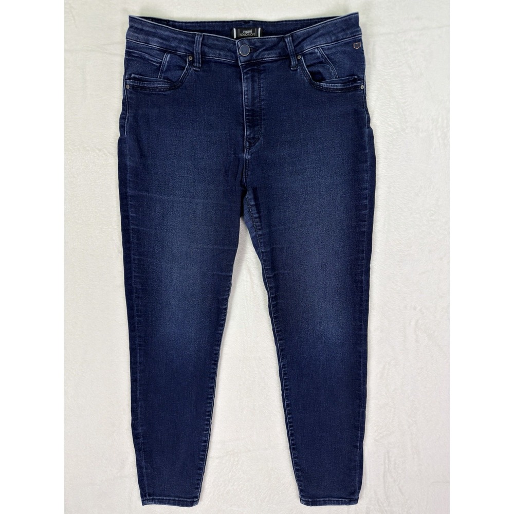 Mavi Indigo Move Jeans Womens 31 Blue Dark Wash Mid Rise Skinny Stretch‎ Denim